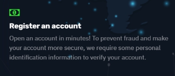 register an account